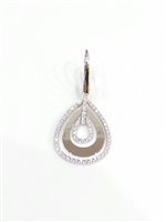 Orecchini Stocco Gioielli Donna in Oro bianco Cubic Zirconia OGBZ - OGBZ